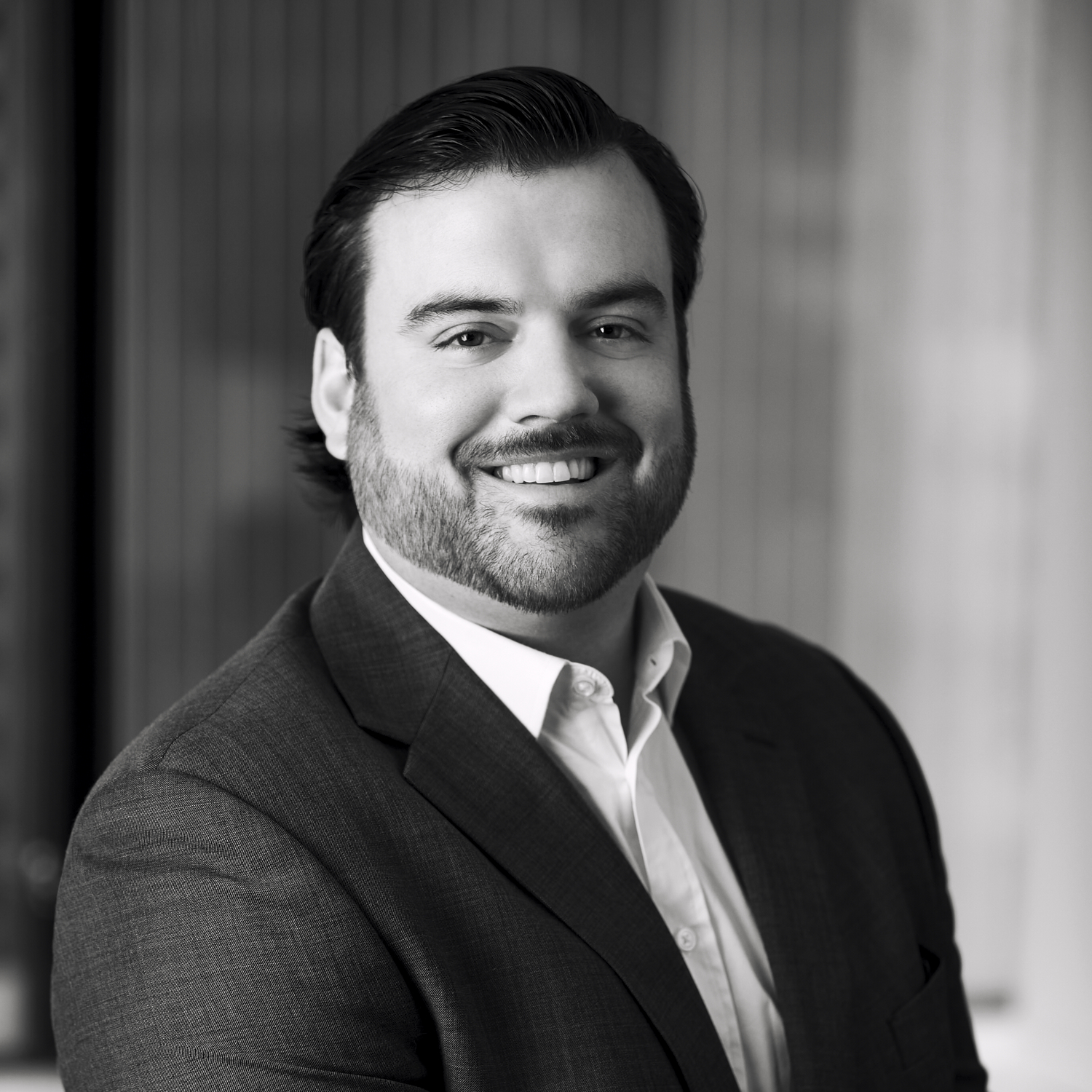 Black and white formal headshot of Jack Shannon.
